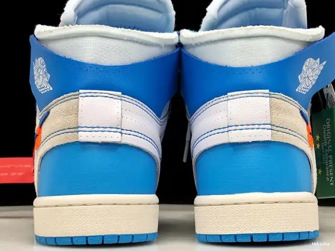 Reps TBK Jordan AQ0818-148 Off-White 1 Powder UNC Air Blue 0511